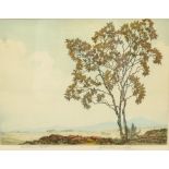 Alice Barnwell (British 1910-1980): 'Autumn Tints', coloured artist's proof etching signed and title