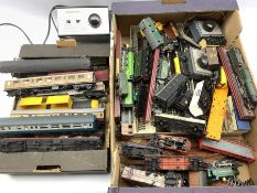 Model railway - Locomotives, carriages, rolling stock, track, 'Clipper' power control unit etc