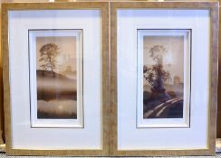 John Waterhouse (British 1967-): 'Sun's Reflection' and 'Sounds of Silence', pair limited edition gi