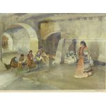 Sir William Russell Flint (Scottish 1880-1969): 'The Green Parrot' and 'Wash Day', two colour prints