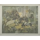 After James Bateman ARA (British 1893-1959): 'Commotion in the Cattle Ring', 1930's limited edition