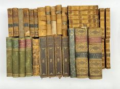 Oeuvres de Moliere four volumes bound as two 1854 in prize binding, Recueil des Lettres de Madame Se