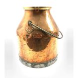 Copper churn with swing handle H33cm