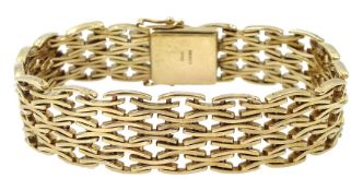 9ct gold link bracelet