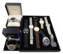 Collection of wristwatches including three Skagen