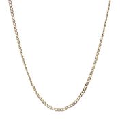 9ct gold curb link chain necklace