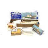 Graupner scale model boat kit 'Adolph Bermpohl No 2137, another boat kit 'Vegesack ' No 488 and an E