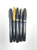 Parker Duofold fountain pen, stamped Made in Canada with 14ct nib, Conway Stewart no. 58 fountain pe