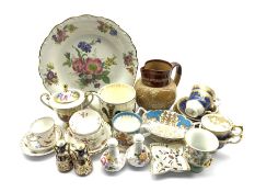 Commemorative ware to include a 19th century Doulton Lambeth Queen Victorian Diamond Jubilee stonew