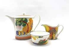 Wedgwood limited edition Clarice Cliff Design 'The Connoisseur Collection' comprising a 'Cornwall' c