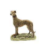 Border Fine Arts standing lurcher with a rabbit at its feet by Elizabeth Waugh limited edition No.19