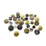 Three brass hunt buttons 'L B H' by Freeman & Co, two others 'C F H' and various other hunt buttons