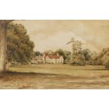 English School (19th/20th century): 'Wortham Manor' Devon, watercolour titled 15cm x 24cm; six mainl