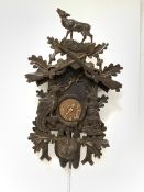 20th century German Black Forest style cuckoo clock with twin train movement