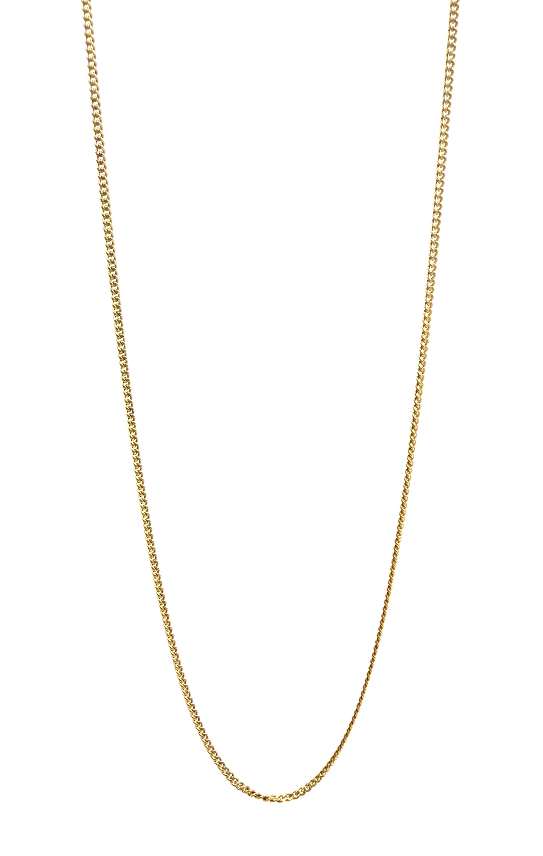 18ct gold chain necklace, stamped 750, approx 5gm