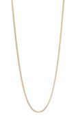 18ct gold chain necklace, stamped 750, approx 5gm