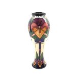Moorcroft Trilogy pattern vase designed by Rachel Bishop, 2006 H22cm