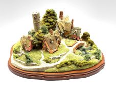 Large Lilliput Lane limited edition model 'Saxham St. Edmunds' No. 457/4500, boxed with certificate,