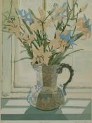 Rosalind Forster (British 1948-): 'Tiger Lillies', artist's proof lithograph signed titled and dated