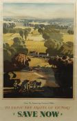 Rowland Hilder (British 1805-1993): 'To Enjoy the Fruits of Victory Save Now', lithographic poster p