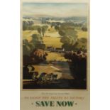 Rowland Hilder (British 1805-1993): 'To Enjoy the Fruits of Victory Save Now', lithographic poster p