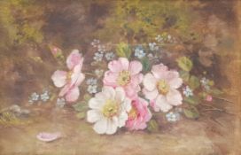 Harry Ayrton (British 1905-1976): Study of Flowers, oil on board signed 18cm x 28cm Notes: Ayrton