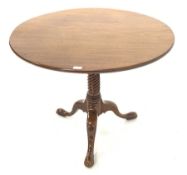 Georgian mahogany tripod table