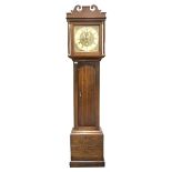 Early 19th century country eight day longcase clock