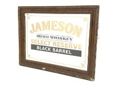 Reproduction Jameson Irish Whiskey advertising Mirror in gilt frame