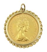 Elizabeth II 1980 gold full sovereign