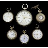 Early 20th century silver pocket watch by Waltham