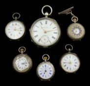 Early 20th century silver pocket watch by Waltham