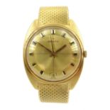 Zenith 18ct gold gentleman's manual wind bracelet wristwatch