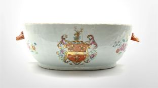 18th Century Chinese armorial tureen base