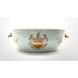 18th Century Chinese armorial tureen base