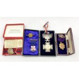 NIOF silver and parcel gilt Masonic jewel awarded to Bro. B Lawson