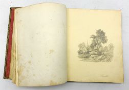 'Miss Wraith' - Her 19th Century keepsake book with watercolour and pencil sketches