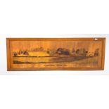 Large wooden panel of Alnwick Castle by R G C Panels