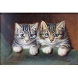 Horatio Henry Couldery (British 1832-1918): 'Two Tabby Kittens'