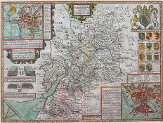 After John Speed (British 1552-1629): map of Gloucestershire