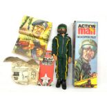 Pallitoy Action Man helicopter pilot with flight suit