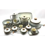 Denby stoneware dinner and tea service decorated in the Studio pattern