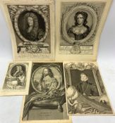 Collection of 18th century Engravings of Portraits