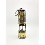 Hailwood & Ackroyd 'Hailwoods Improved' miners brass safety lamp No.322