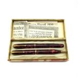 Conway Stewart "Dinkie" No. 550 fountain pen and propelling pencil set