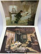 After Frederick W. Elwell (British 1870-1958): Collection 6 prints and monograph by Sibylle Cole tog