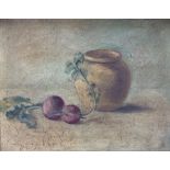 Continental School (18th/19th century): Still Life of Radishes and Pot
