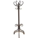 Early 20th century bentwood hat stand