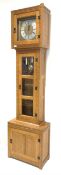 Peter 'Rabbitman' Heap of Wetwang - Yorkshire oak longcase clock