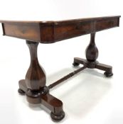 19th century rosewood library table